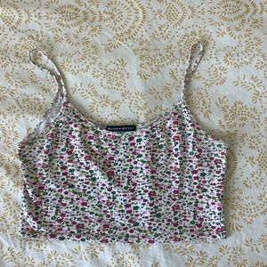 Brandy Melville Floral tank top